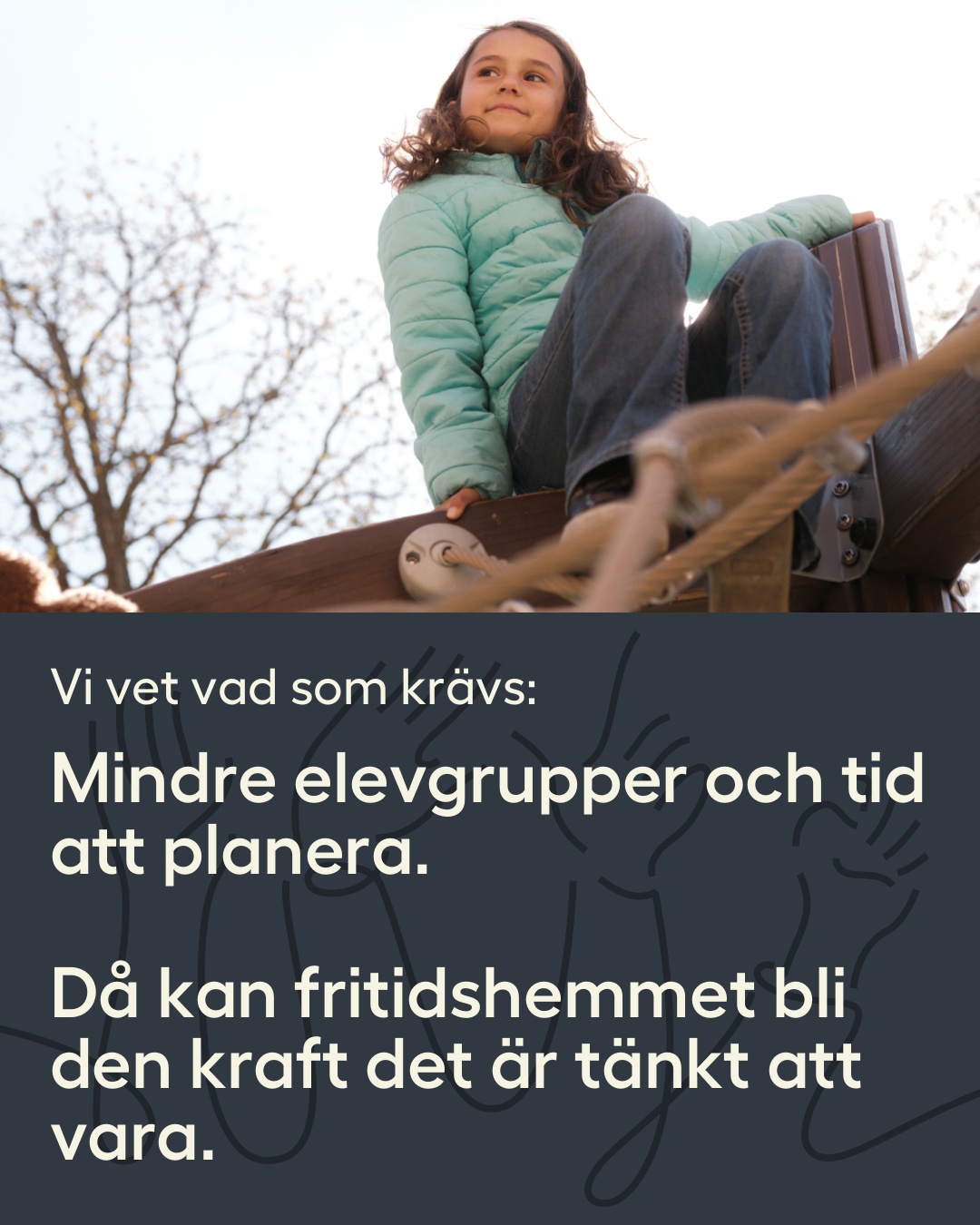 Mindre elevgrupper och tid att planera – delningsbild