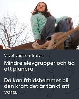 Mindre elevgrupper och tid att planera – delningsbild