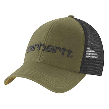 Canvas Mesh-Back Logo Graphic Cap (101195)