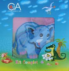 Broderi för barn - Elefant kit