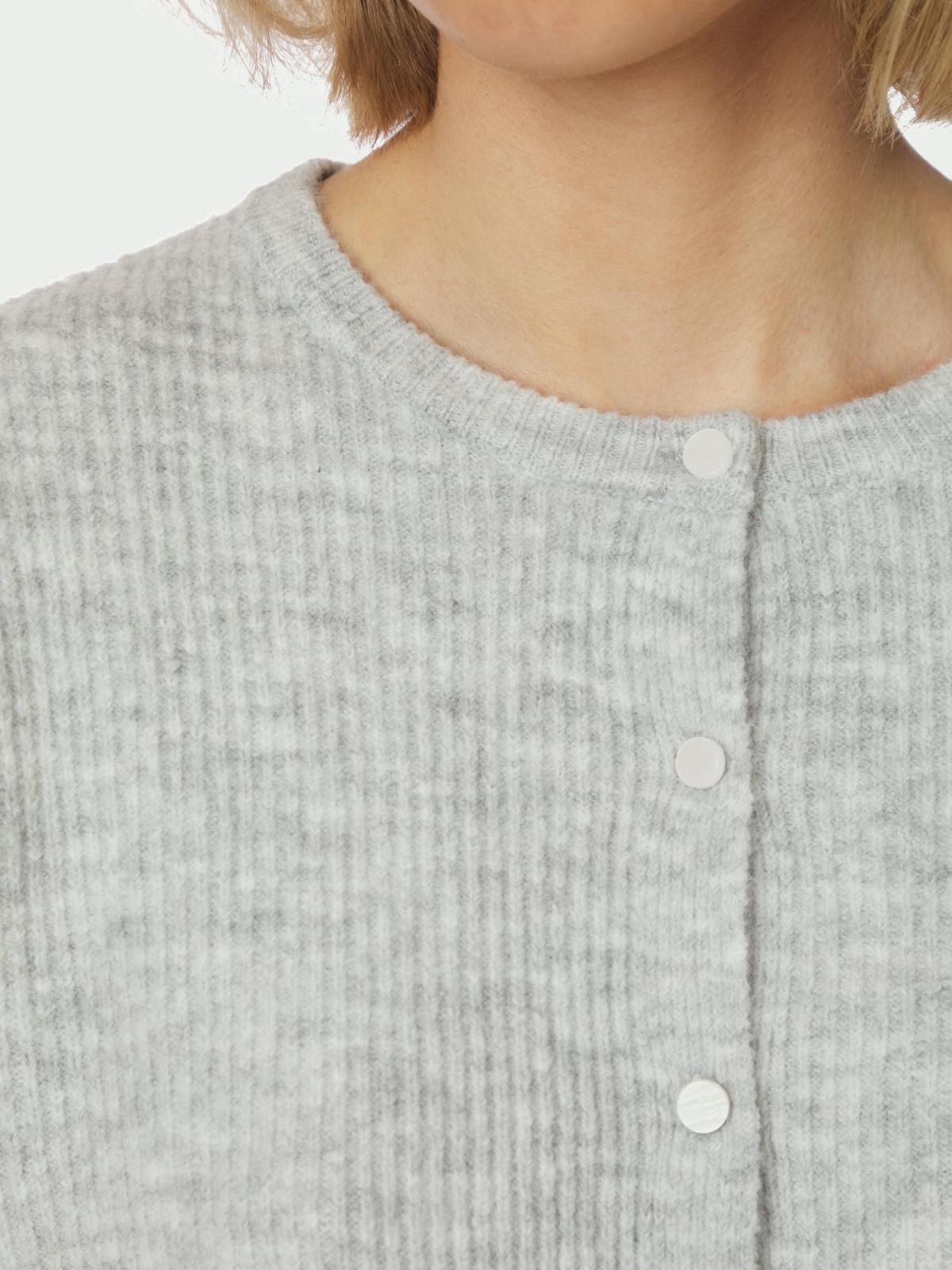 Neo Noir Everest Knit, Light Grey Melange - 6
