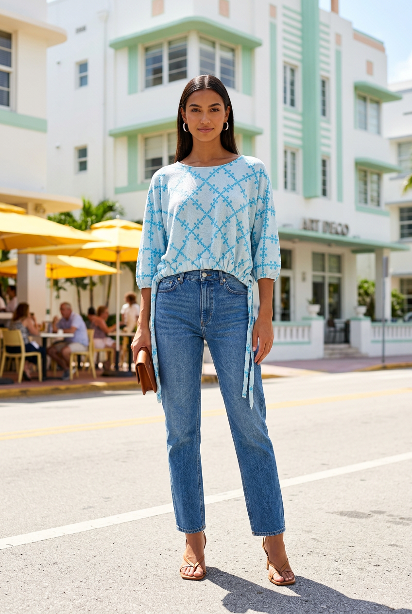 Blouse - Turquoise - Devotion Twins