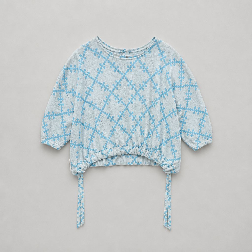 Blouse - Turquoise - Devotion Twins - 3