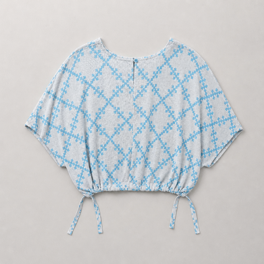 Blouse - Turquoise - Devotion Twins - 4
