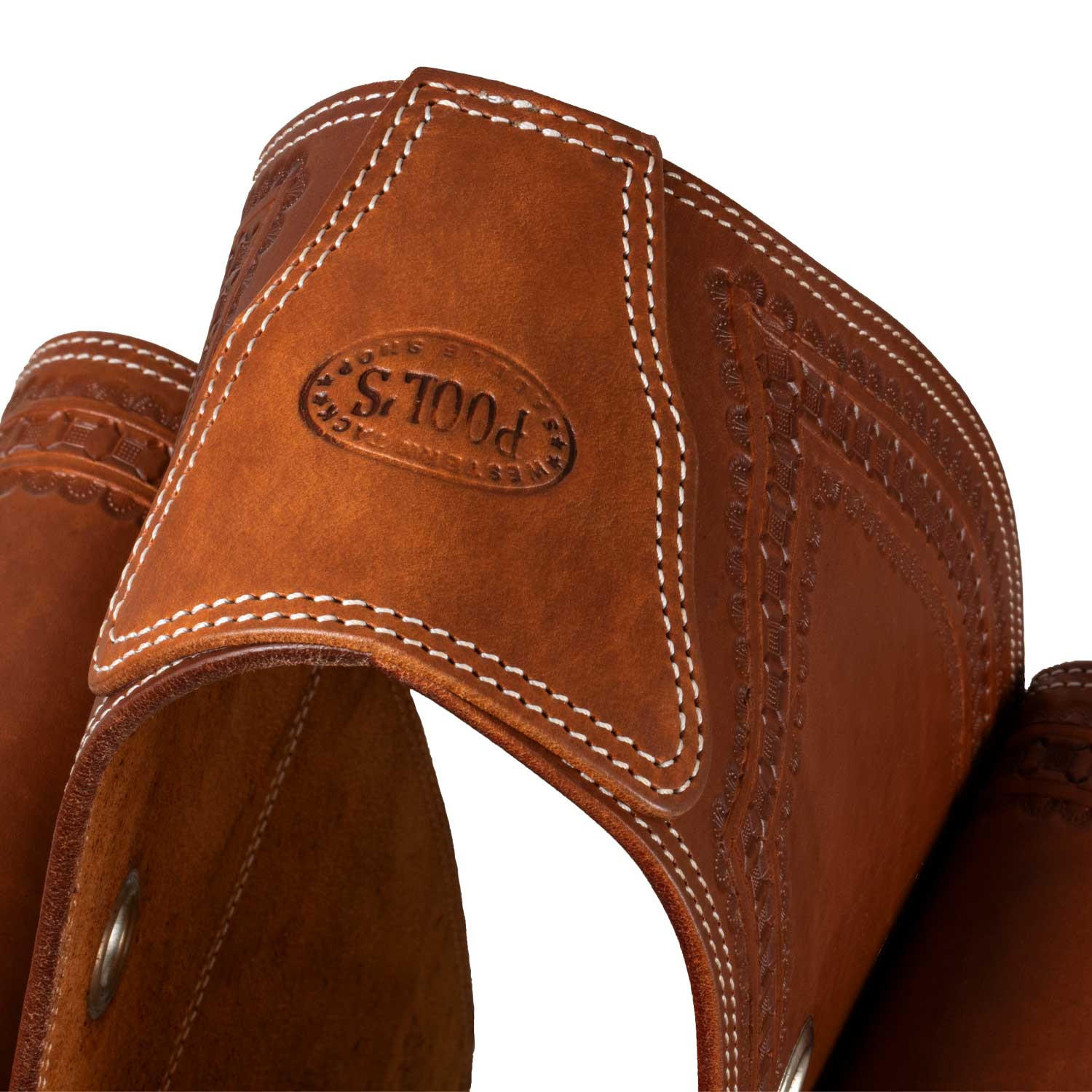 Double saddle bag Pool´s, tooled - 7
