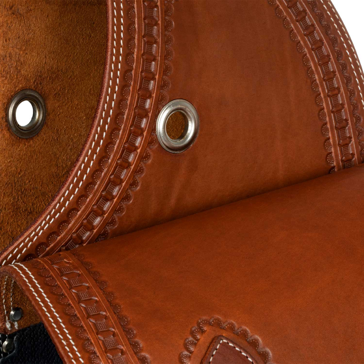 Double saddle bag Pool´s, tooled - 3