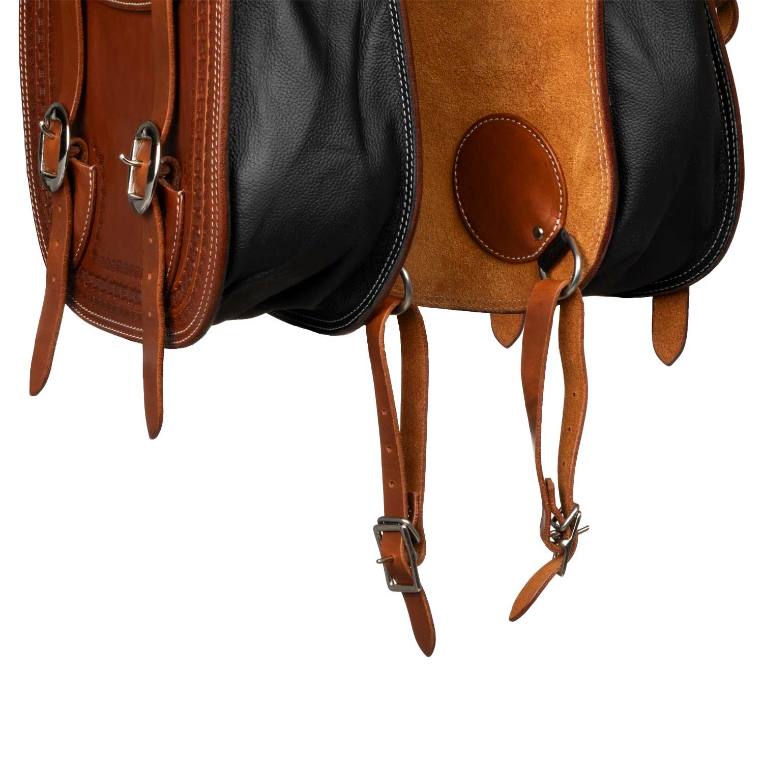 Double saddle bag Pool´s, tooled - 4