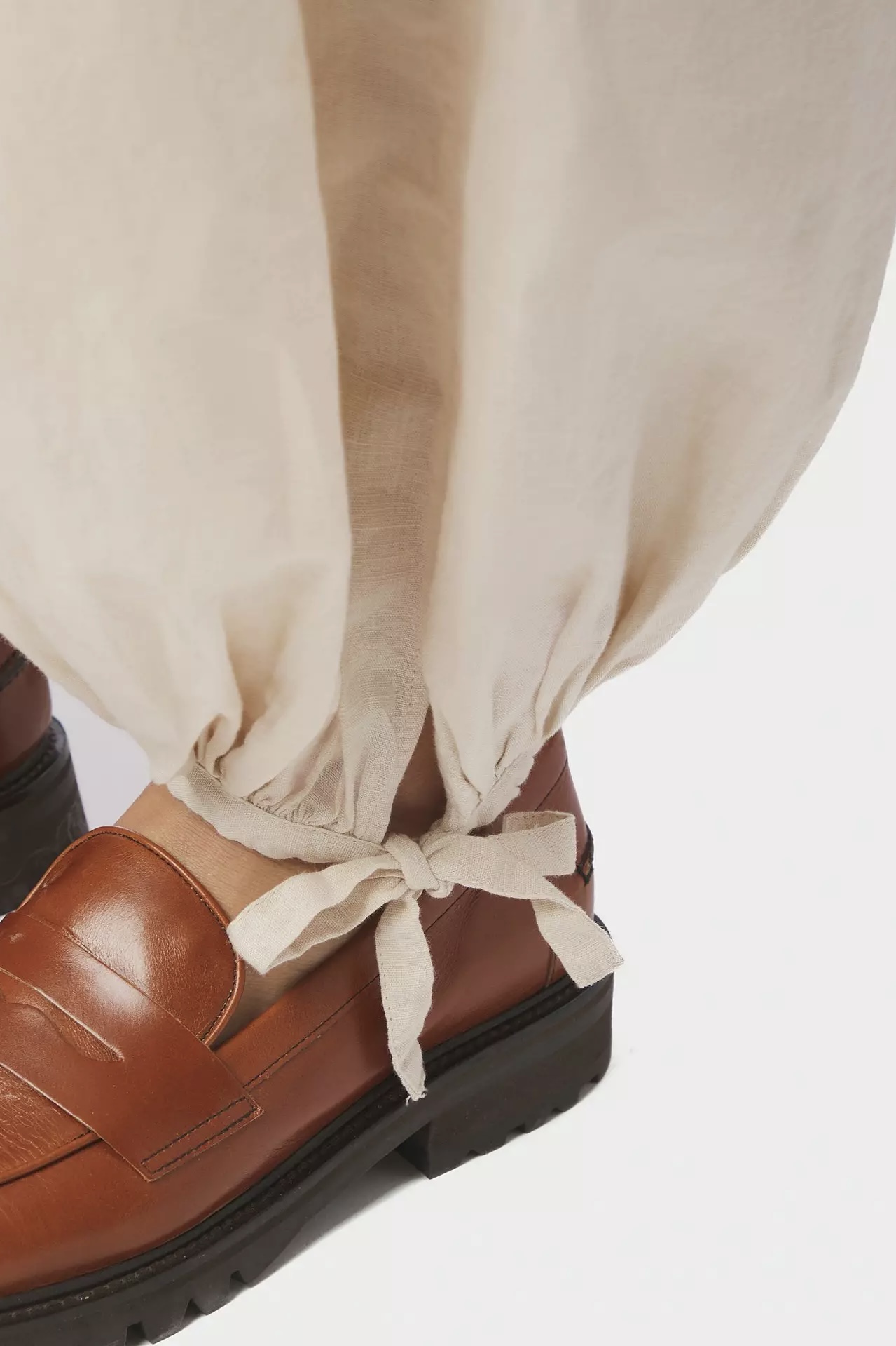 Neo Noir &nbsp;- Roxane Balloon Linen Pants Sand - 4