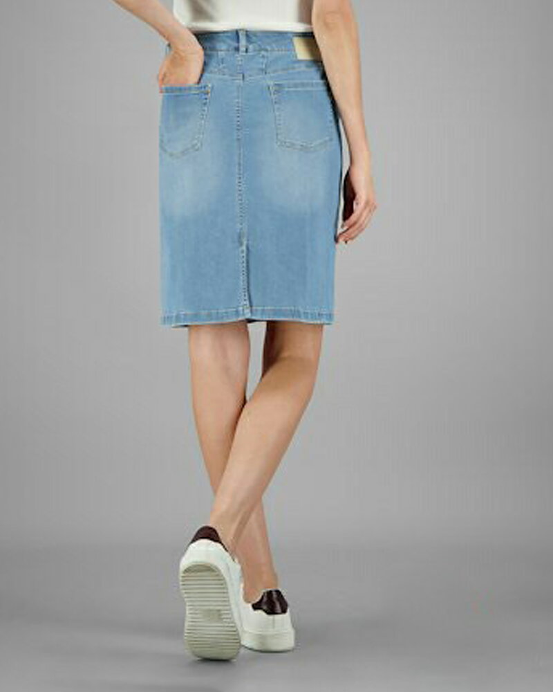 Jeanskjol Hedi550 ljusdenim