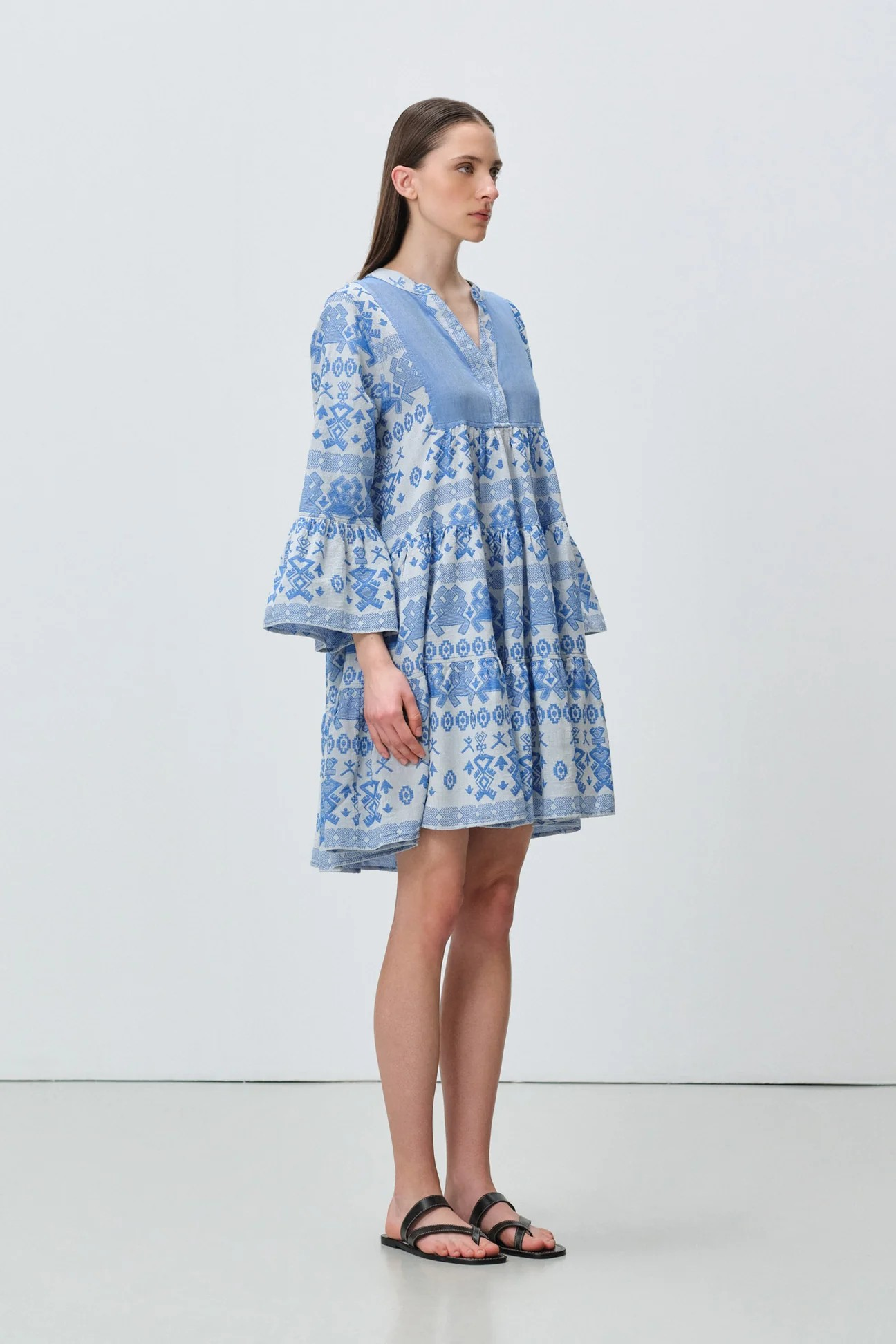 Dress Print - Blue - Devotion Twins