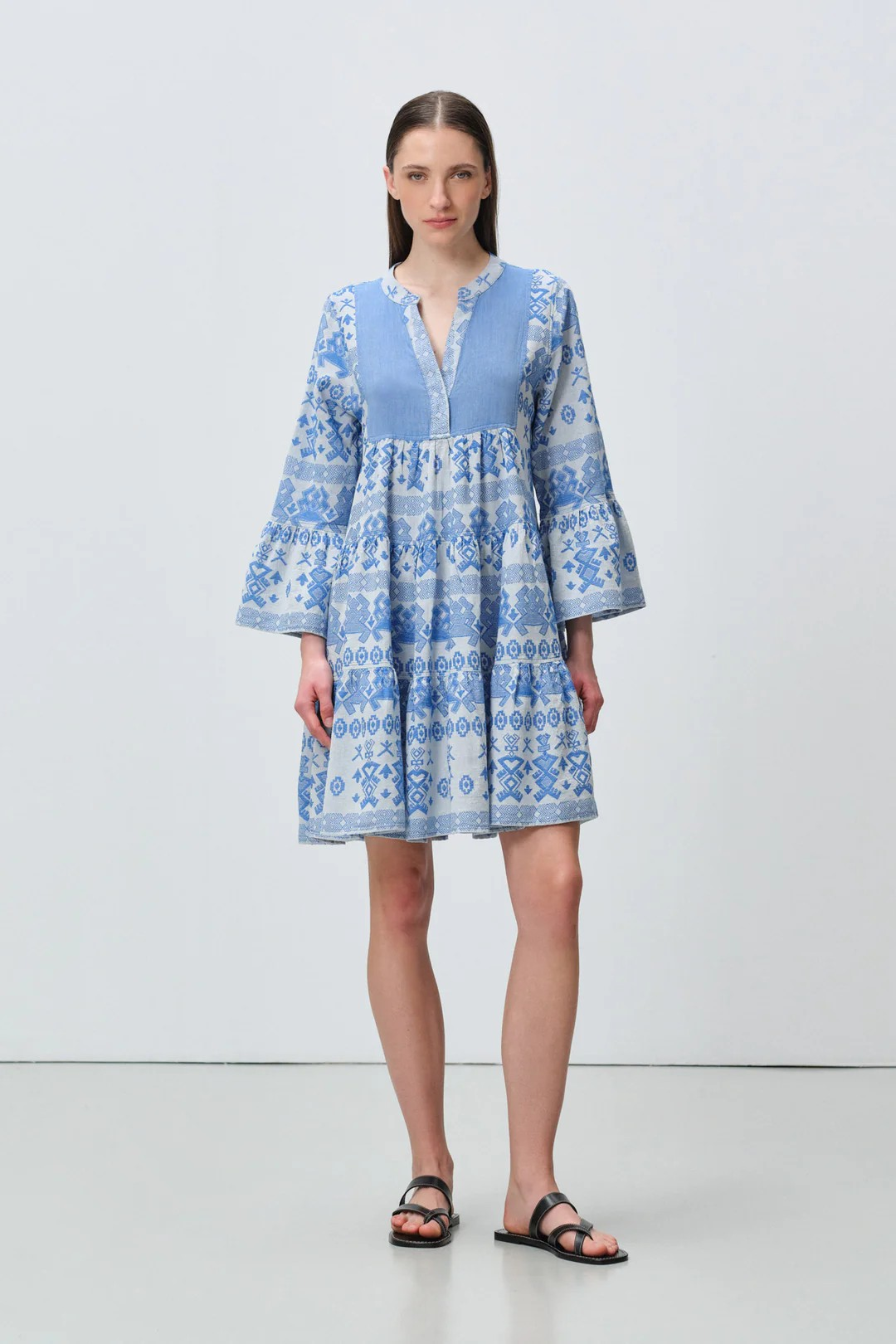 Dress Print - Blue - Devotion Twins