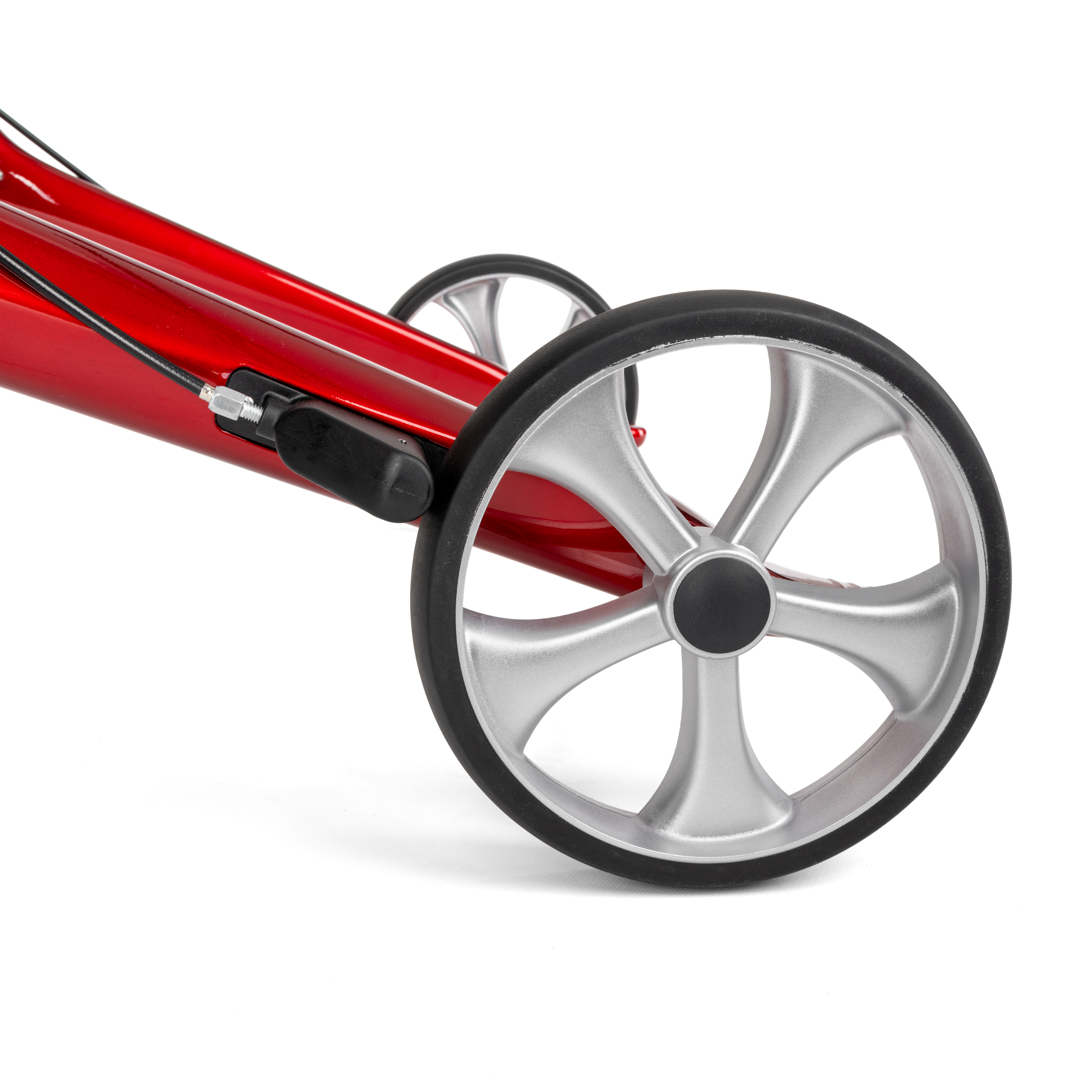 FUTURO ultralätt kolfiberrollator, röd - 9