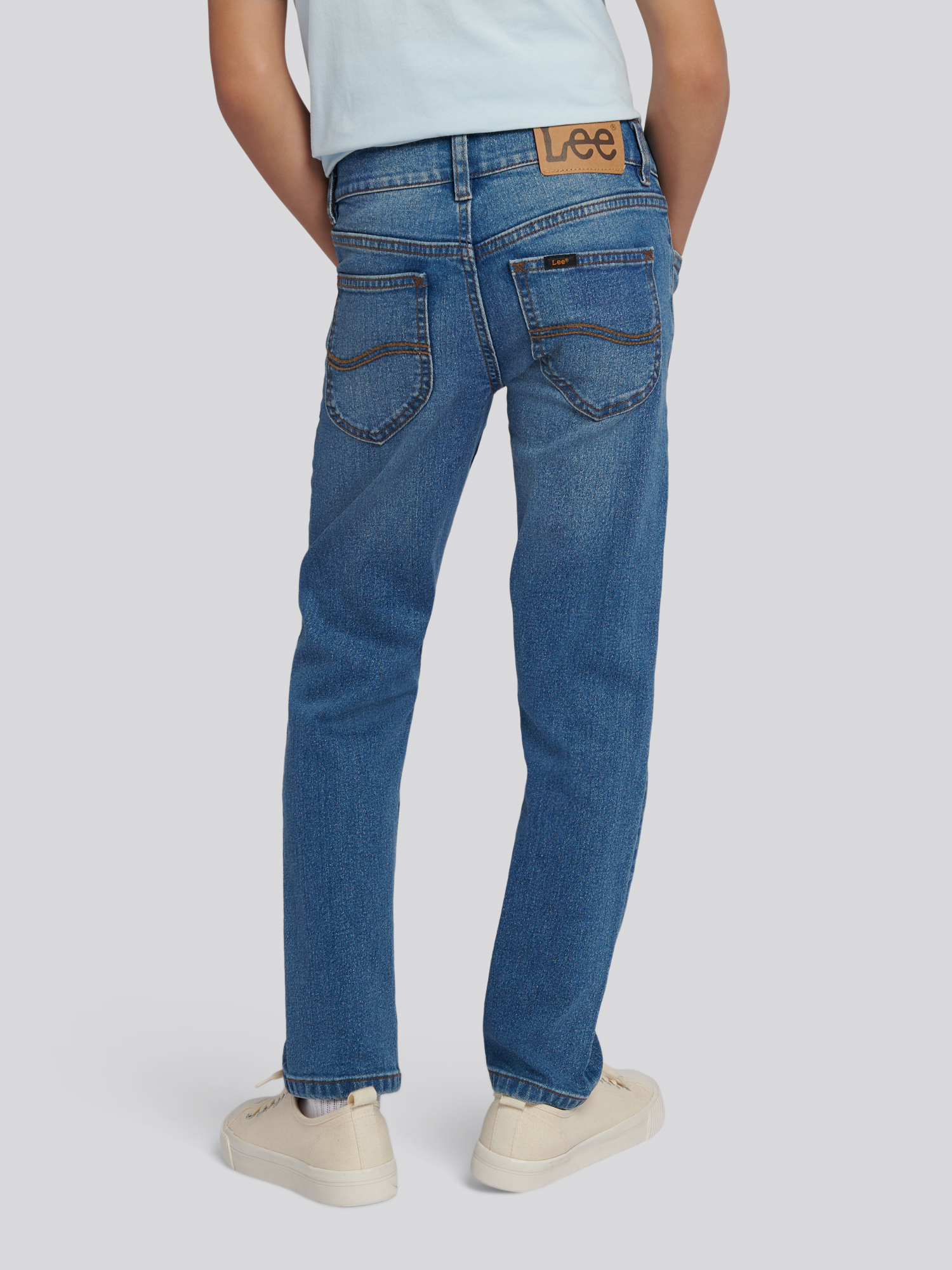 STRAIGHT STRETCH FIT JEANS DARREN Blue Wash - 6