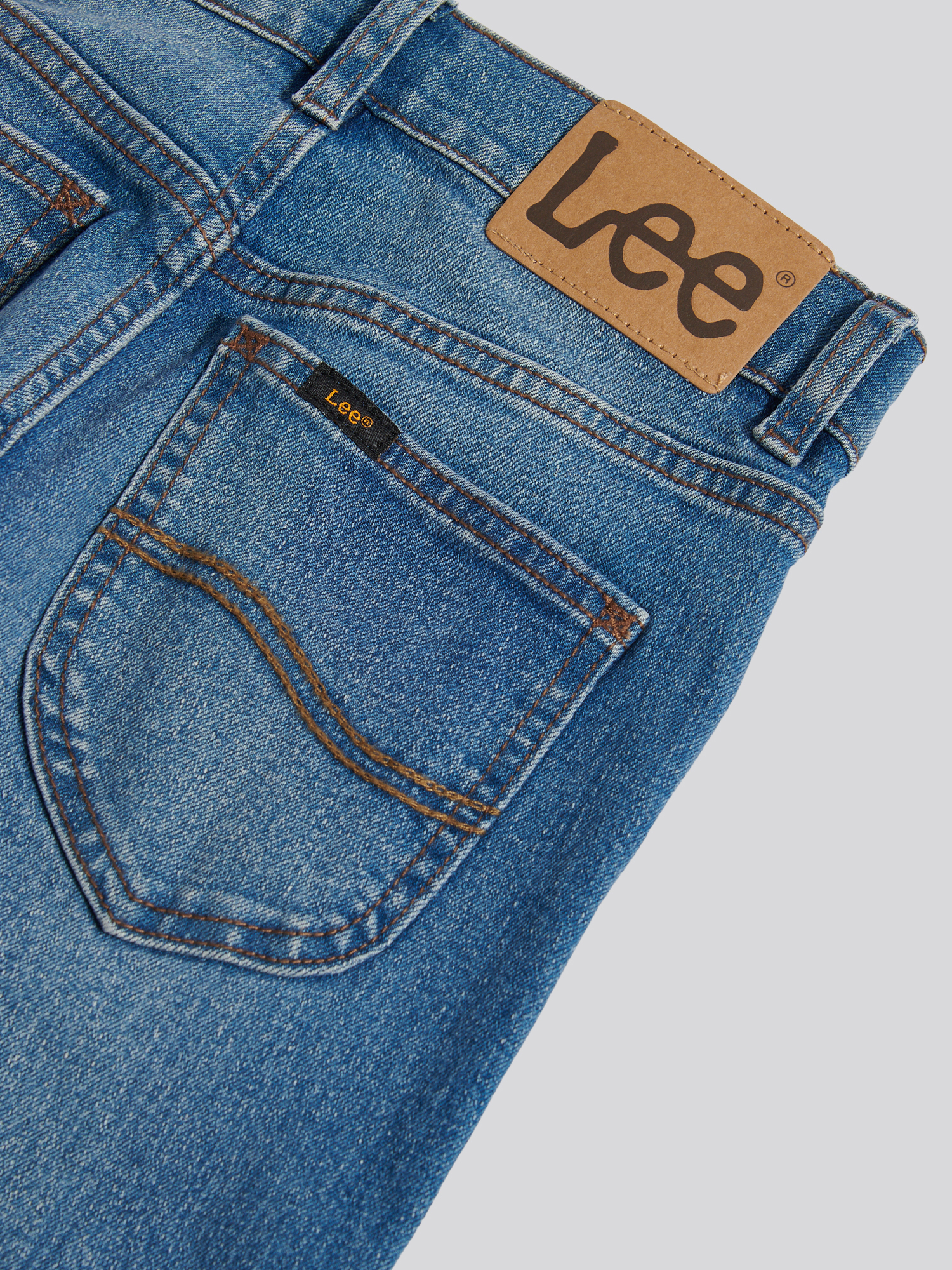 STRAIGHT STRETCH FIT JEANS DARREN Blue Wash - 3