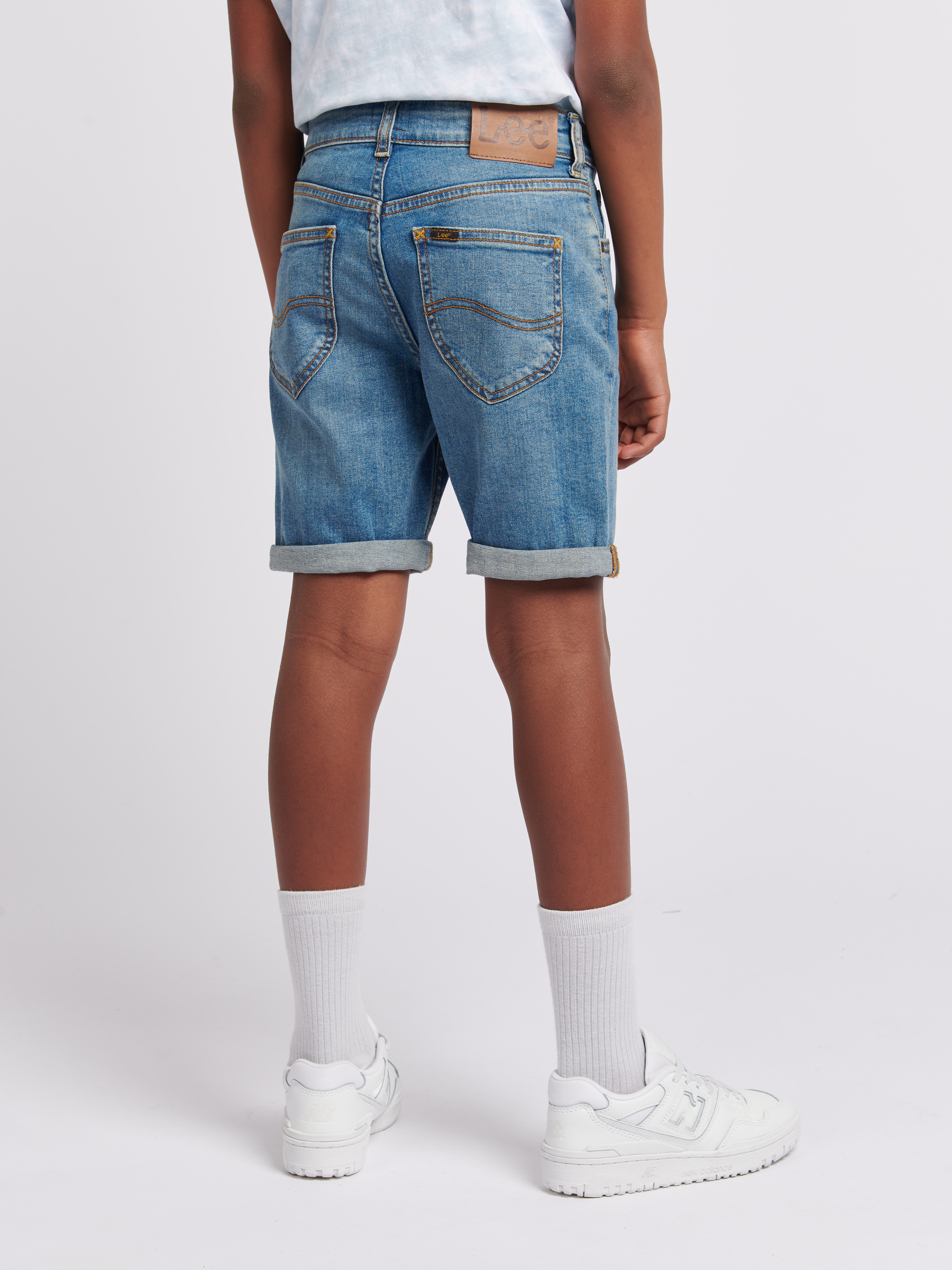WEST 5 POCKET SHORT WORN WASH - 4