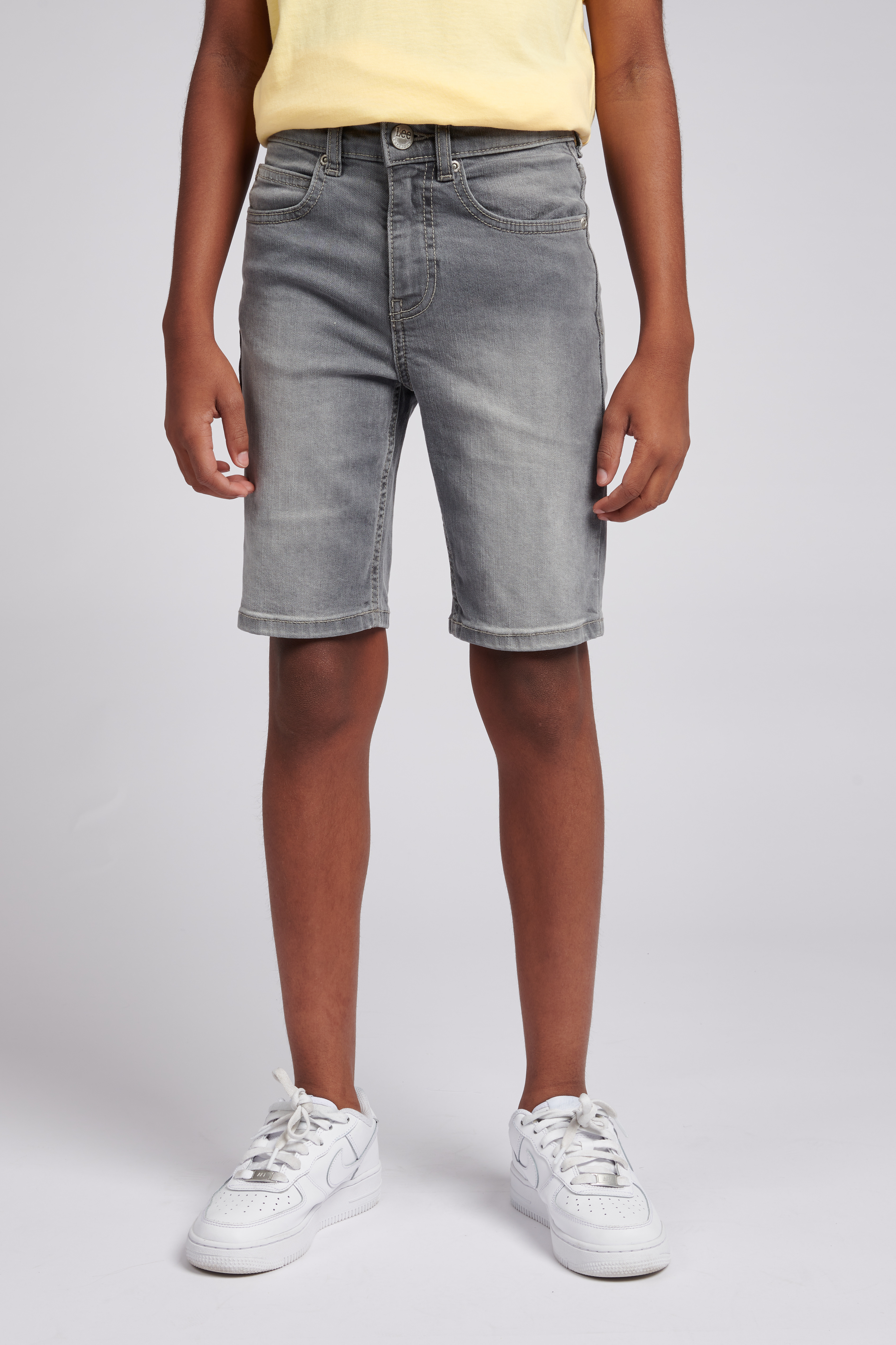 WEST 5 POCKET SHORT Light Grey Wash - 6