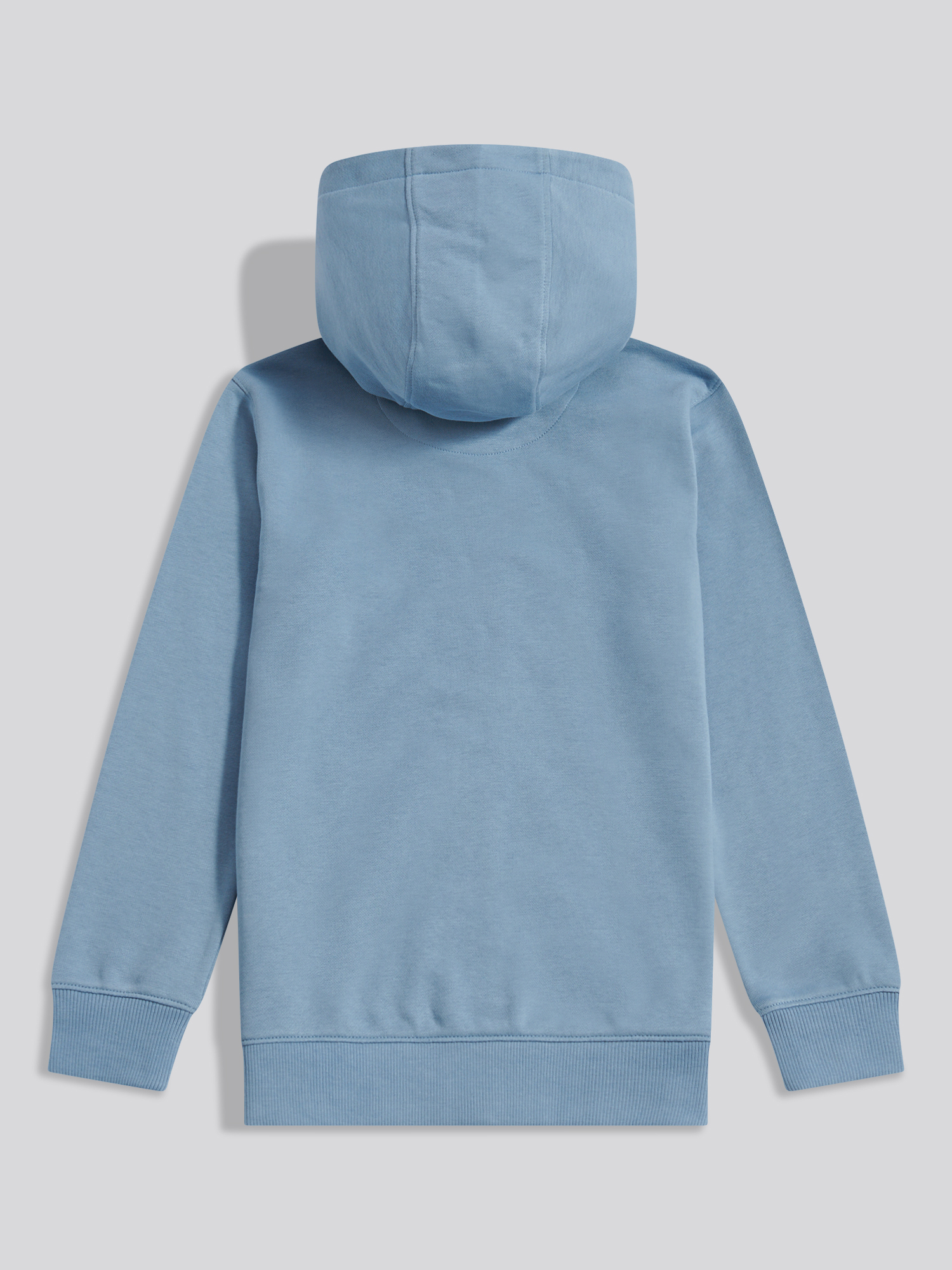 BADGE LB ZIP THROUGH HOODIE Faded Denim - 2