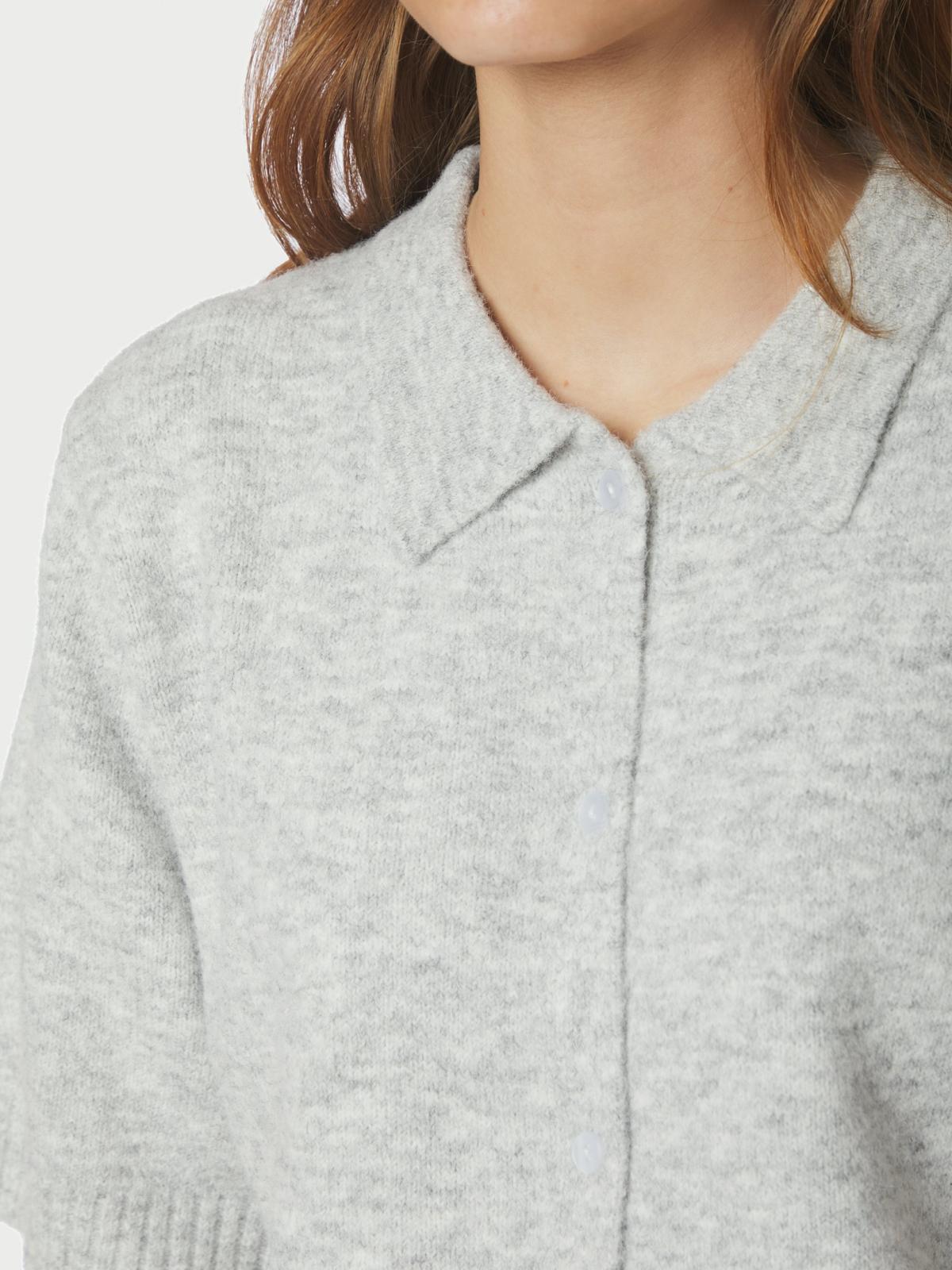 Neo Noir Cunna Knit, Light Grey Melange - 6