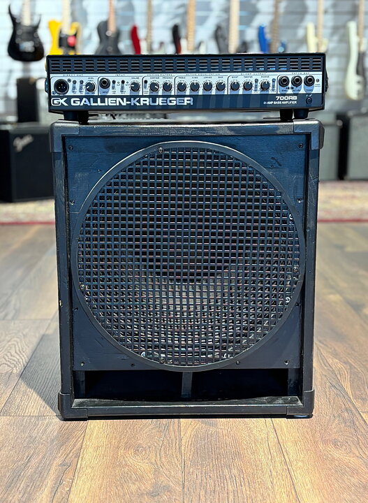 Topp och låda för basisten -Gallien-Krueger 700RB - 380W topp & 15” låda