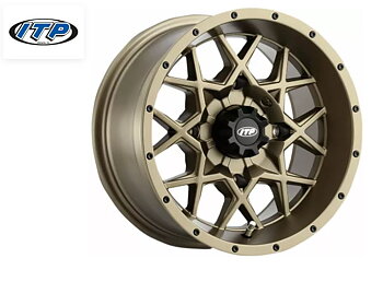 ITP Hurricane 14x7 fälg 4/137 – Stark aluminiumfälg i matt bronze
