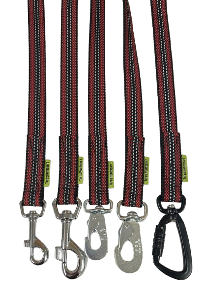 Kortkoppel/lina 50 cm - Reflex Antiglid - Super grip 20 mm breda - 3