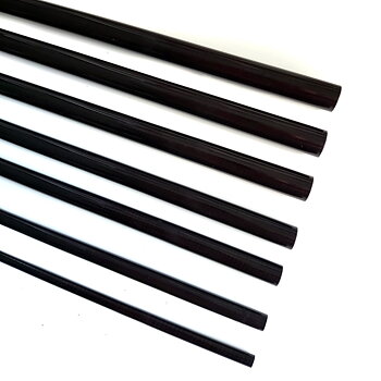 7 pcs travel blanks 9´ #5 - Black