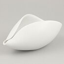 Stig Lindberg (Veckla 1950) White Sculptural Bowl 18 cm (5)