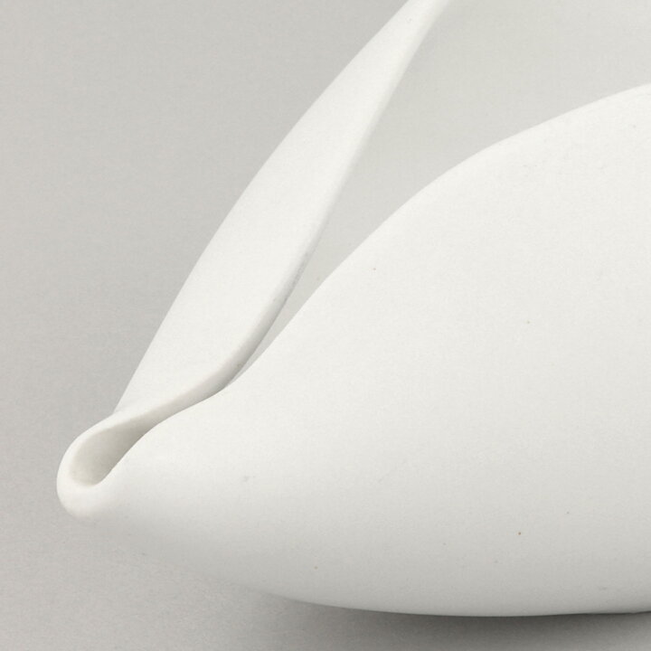 Stig Lindberg (Veckla 1950) White Sculptural Bowl 18 cm (5)