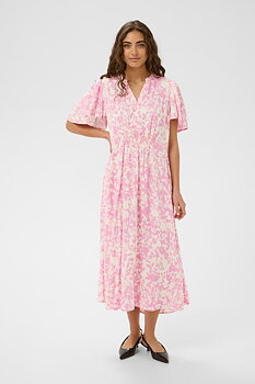 Culture Jenny Long dress Lilac Sachet White Flower