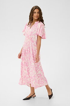 Culture Jenny Long dress Lilac Sachet White Flower