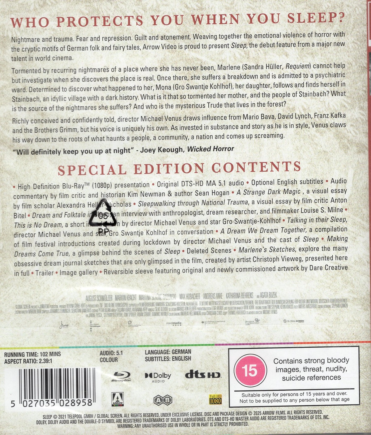 Sleep (ej svensk text) (Blu-ray) - 2