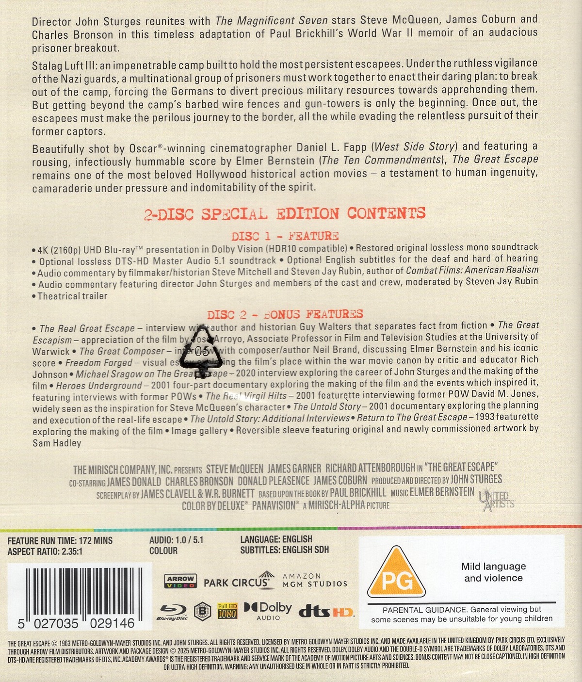 The Great Escape (ej svensk text) (Blu-ray) - 2
