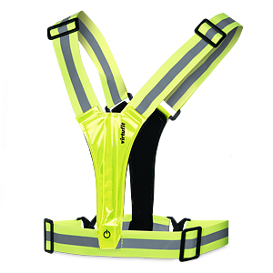 Reflective Safety Vest with LED – Running Lights