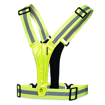 Reflective Safety Vest with LED – Running Lights