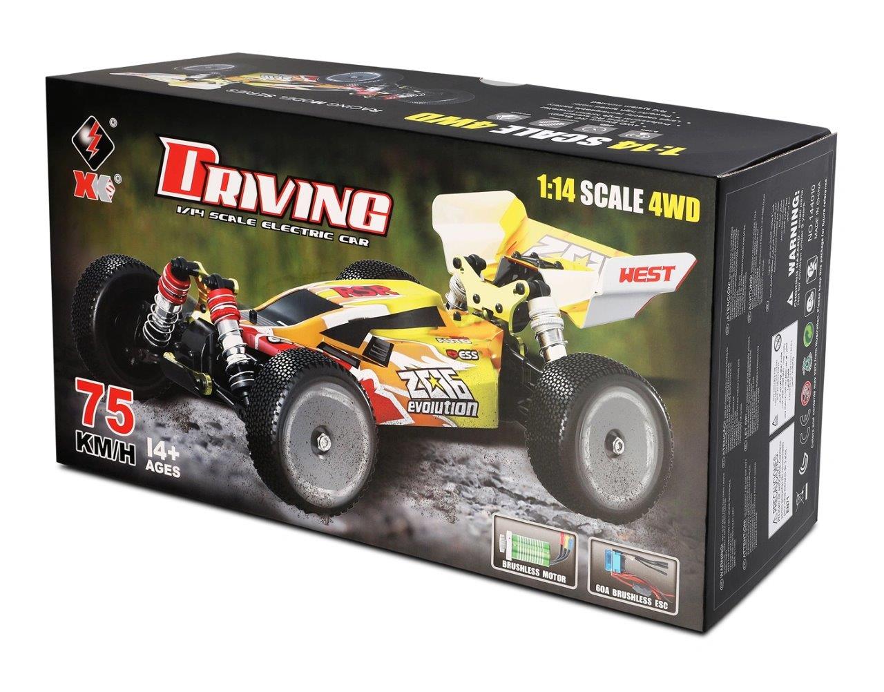 WL 144010 4WD Borstlös Buggy 1/14 RTR - 12