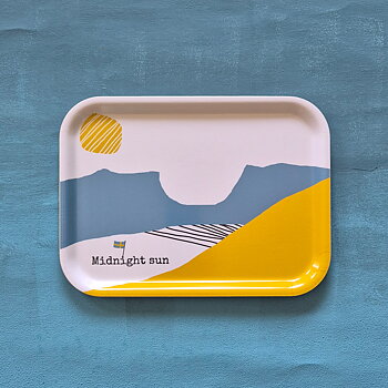 bricka MIDNIGHT SUN 20x27 cm