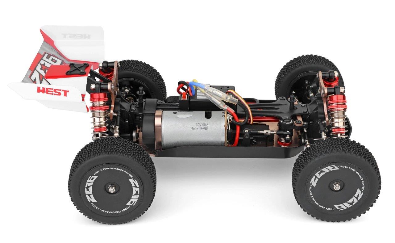 WL 144001 4WD Buggy 1/14 RTR Röd - 4