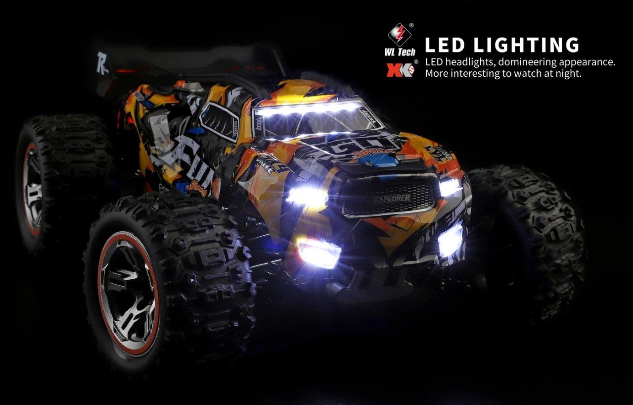 WL 184008B 4WD Borstlös Monstertruck 1/18 RTR - 12