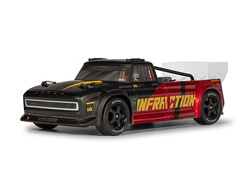 Arrma 1/8 INFRACTION 223S DSC 4X4 RTR Brushless All-Road Street Bash Truck, Black/Red