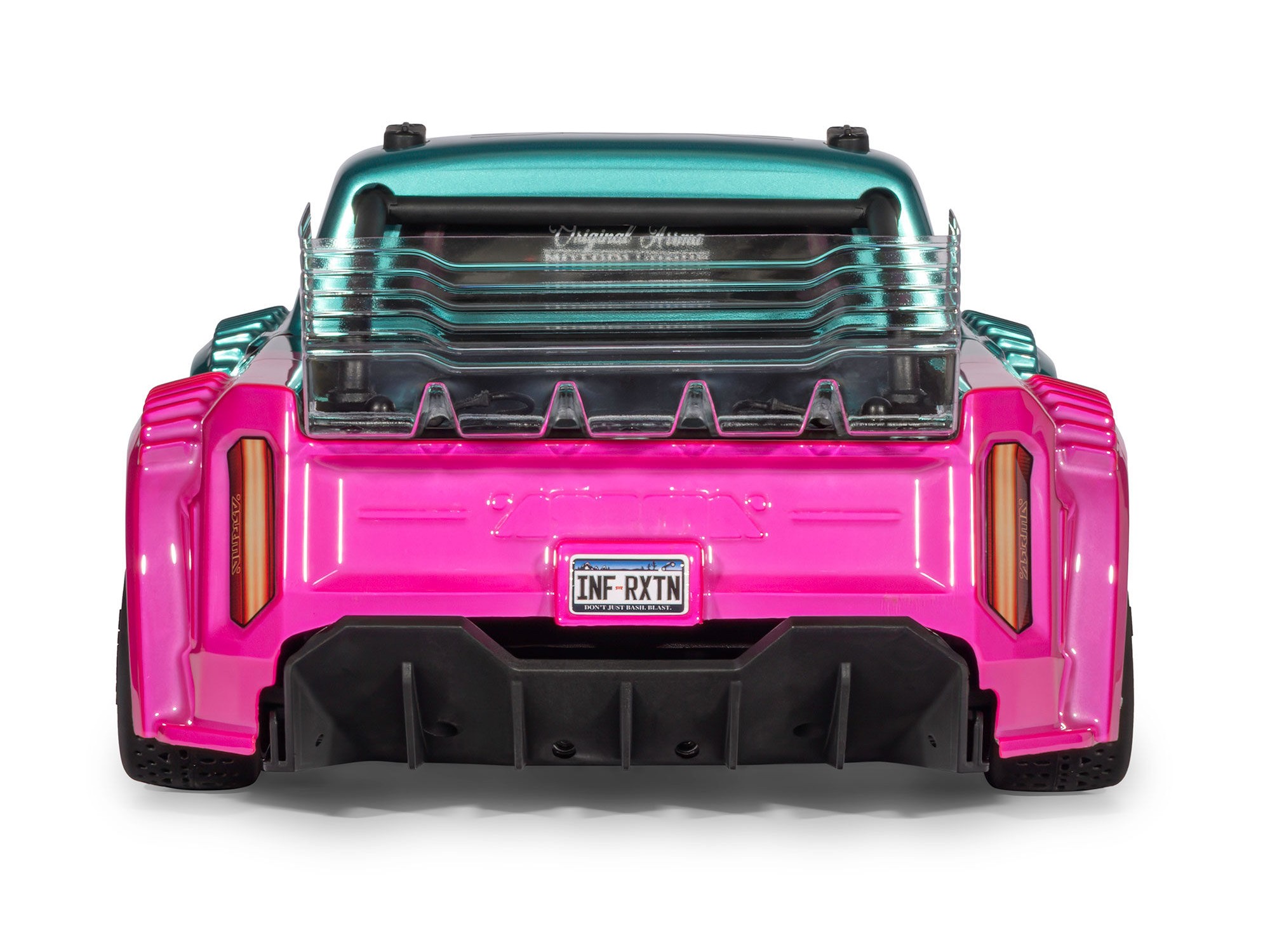 Arrma 1/8 INFRACTION 223S DSC 4X4 RTR Brushless All-Road Street Bash Truck, Teal/Pink - 5
