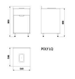 Waste module - POLY LQ - 6