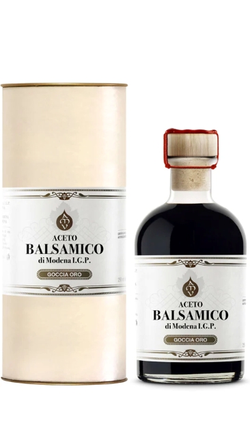 Acetomodena Balsamico IGP Goccia Oro, 250 ml i gåvobox
