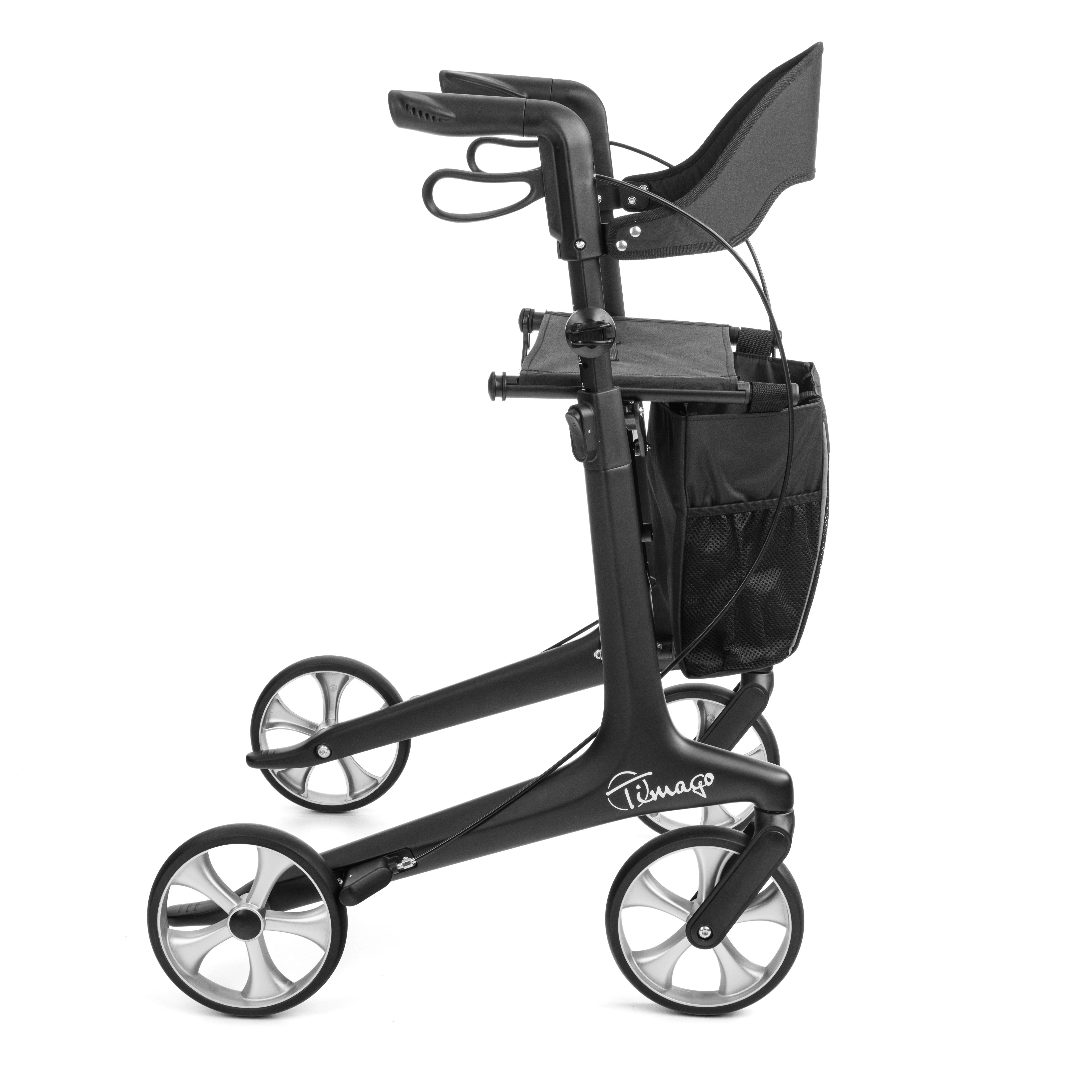FUTURO ultralätt kolfiberrollator, svart - 4