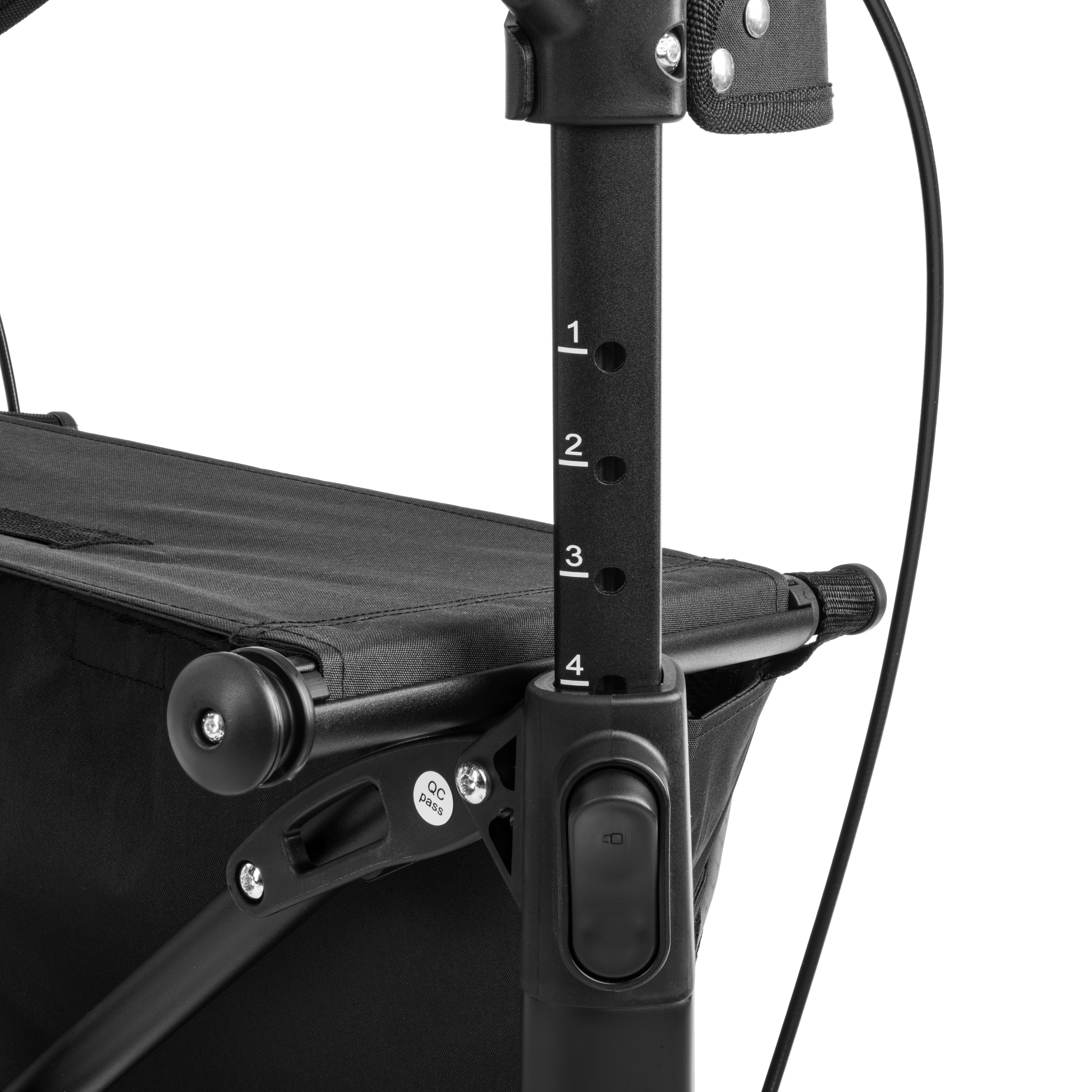 FUTURO ultralätt kolfiberrollator, svart - 9