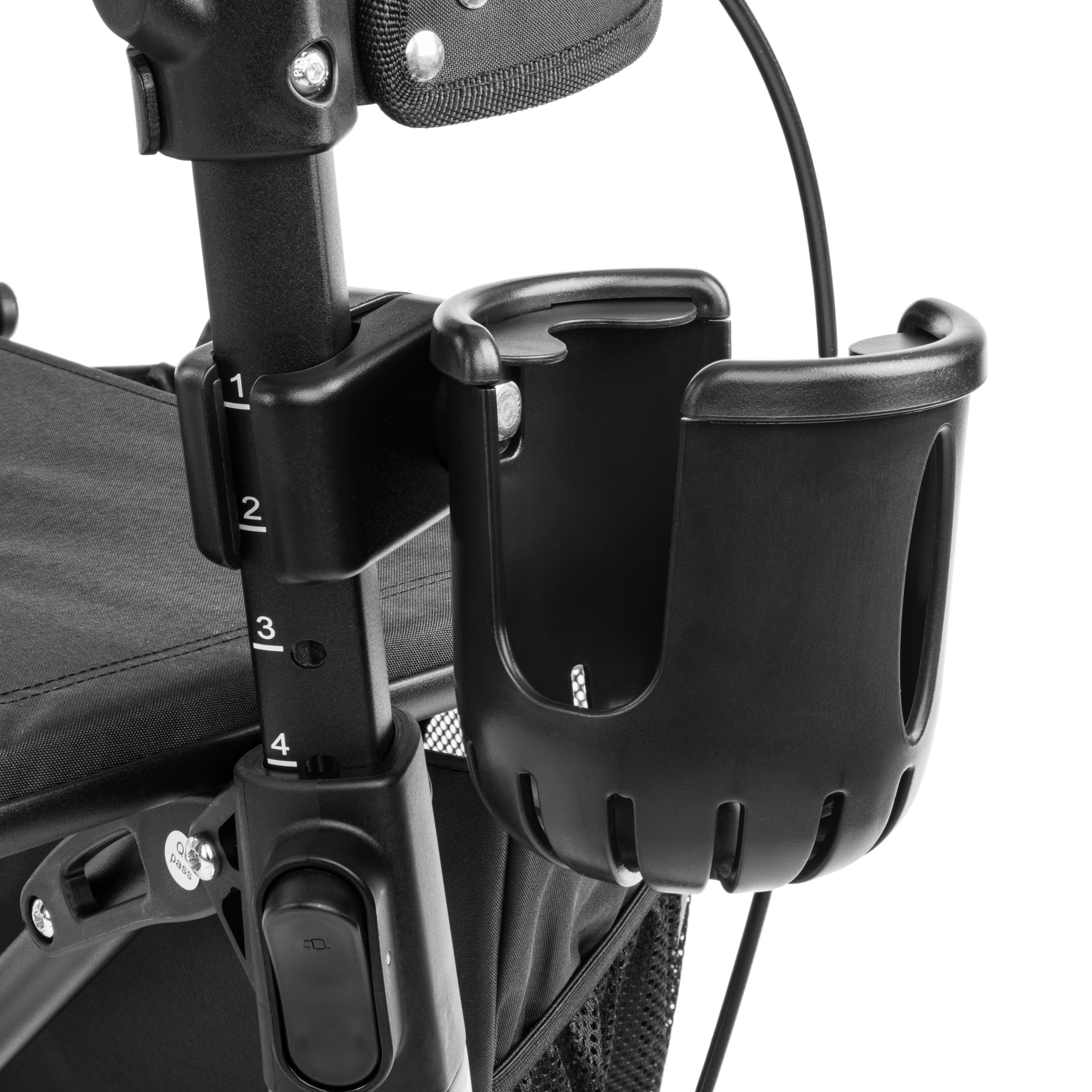 FUTURO ultralätt kolfiberrollator, svart - 10