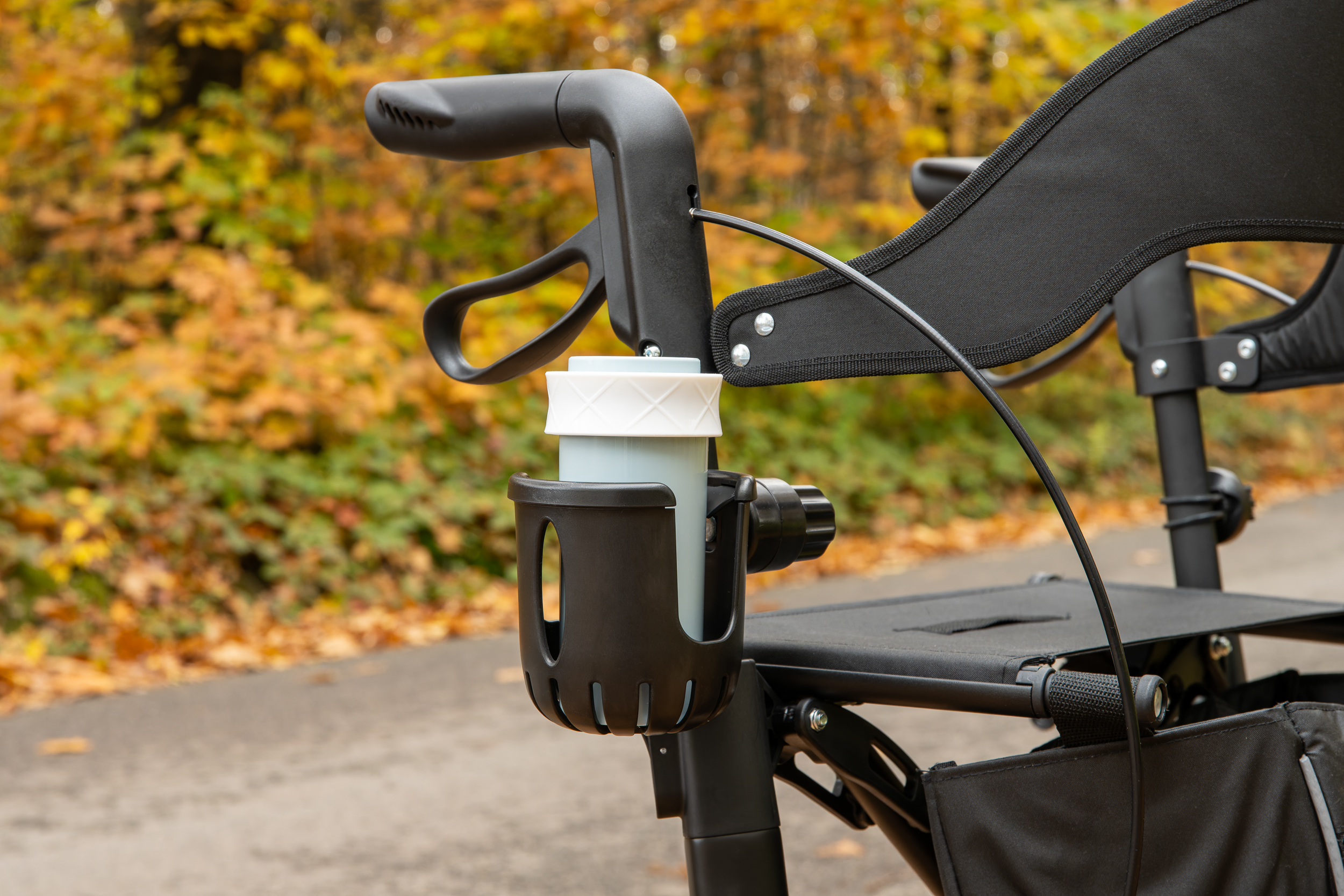 FUTURO ultralätt kolfiberrollator, svart - 14