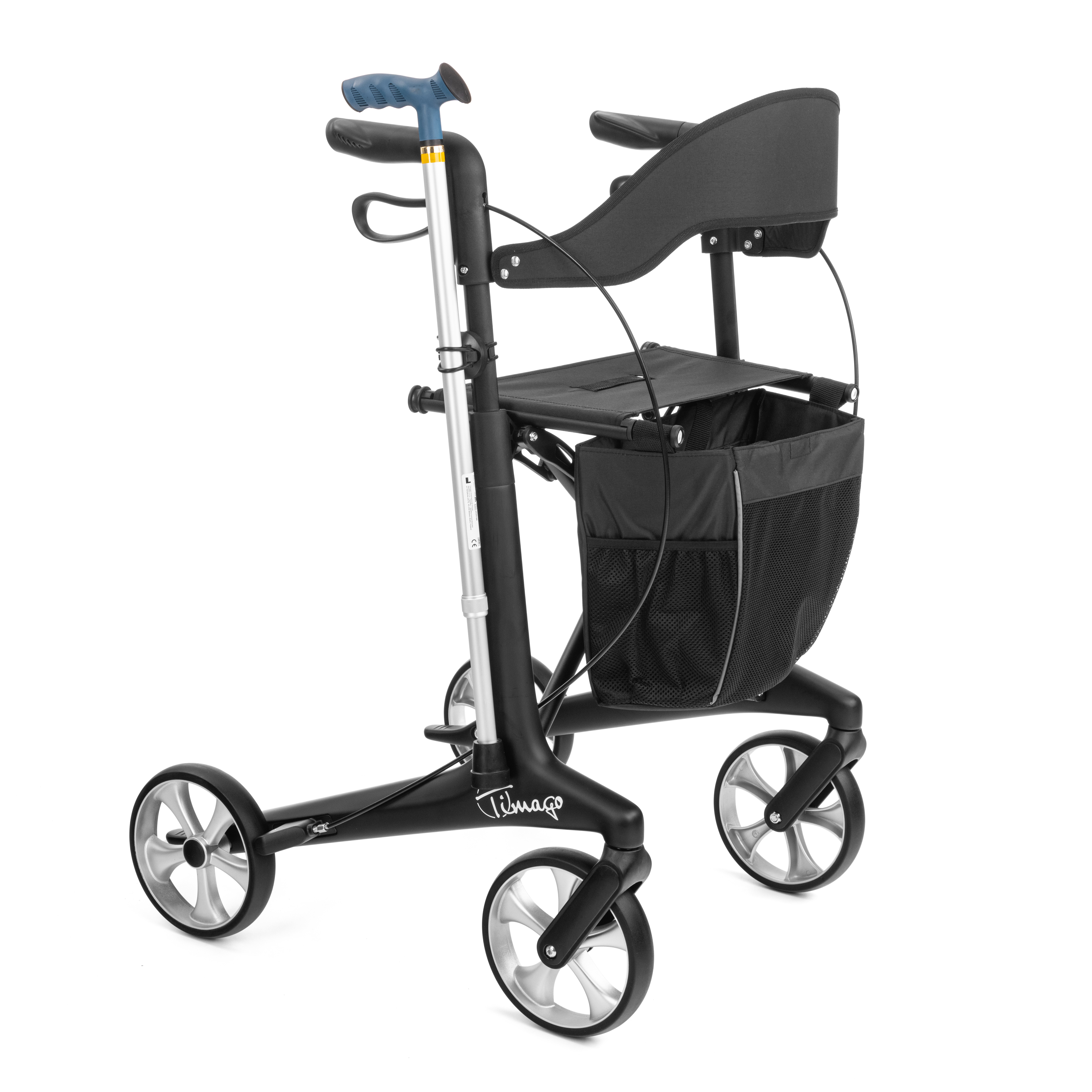 FUTURO ultralätt kolfiberrollator, svart - 3