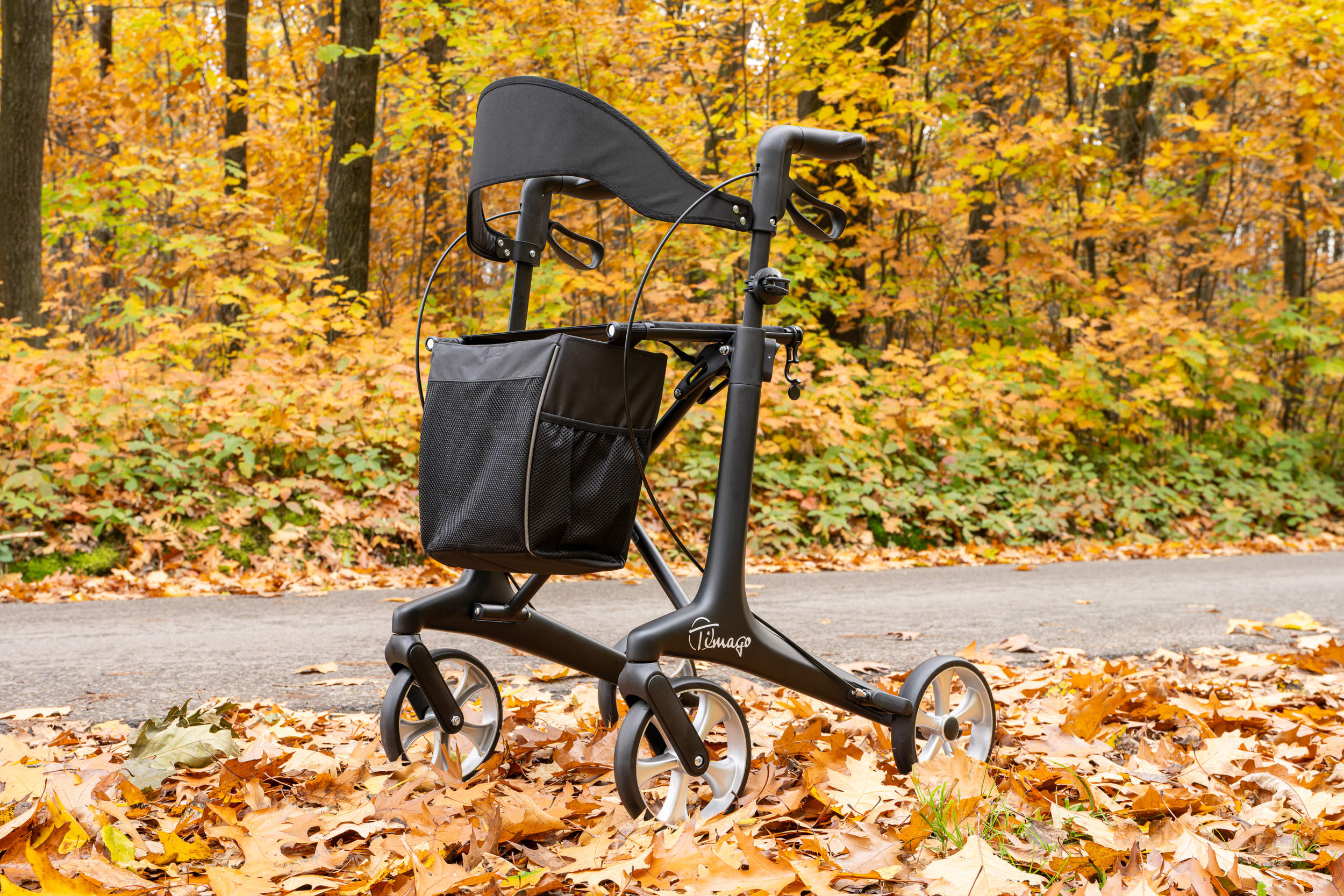 FUTURO ultralätt kolfiberrollator, svart - 2