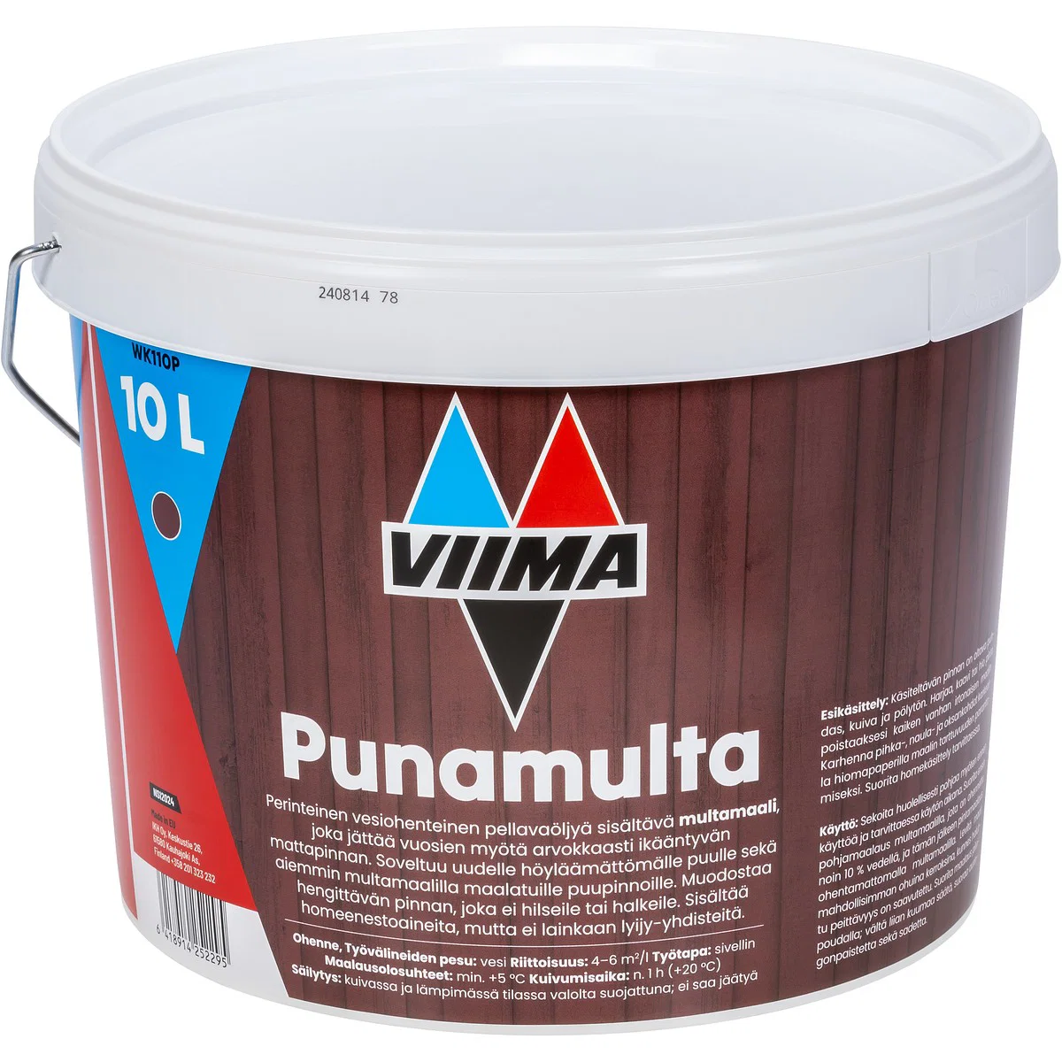 VIIMA RÖDFÄRG 10L RÖDMYLLA