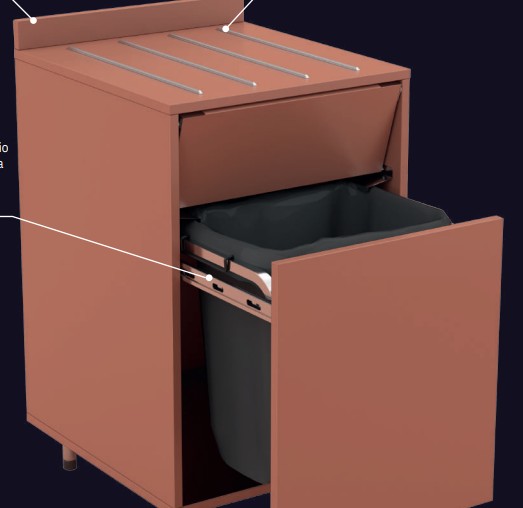 Avfallsmodul - POLY BS - 3